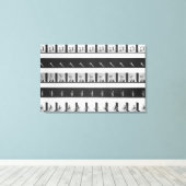 写真ストリップprxinoscope キャンバスプリント (インサイチュ (ウッドフロア))