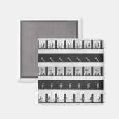 写真ストリップprxinoscope マグネット (正面/裏面)