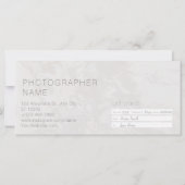 写真セッションギフトカード，写真証明書 (裏面)