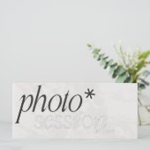 写真セッションギフトカード，写真証明書 (スタンド正面)