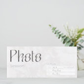 写真セッション、ミニマスティック写真撮影ギフトカード、 (スタンド正面)