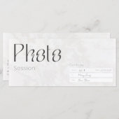 写真セッション、ミニマスティック写真撮影ギフトカード、 (正面/裏面)