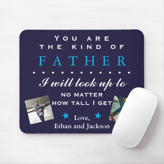写真センチメンタル父の日または誕生日 マウスパッド (マウス)