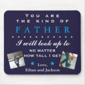 写真センチメンタル父の日または誕生日 マウスパッド (正面)