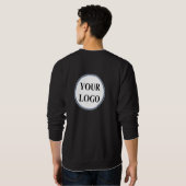 写真セーター写真ロゴの追加フード付きスウェットシャツ スウェットシャツ (裏面フル)