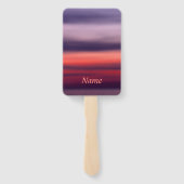 写真ダルスミネソタレイクスーペリアサンライズ ハンドファン (裏面)