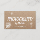 写真ダンデエレガントリオン写素朴真者 名刺 (正面)