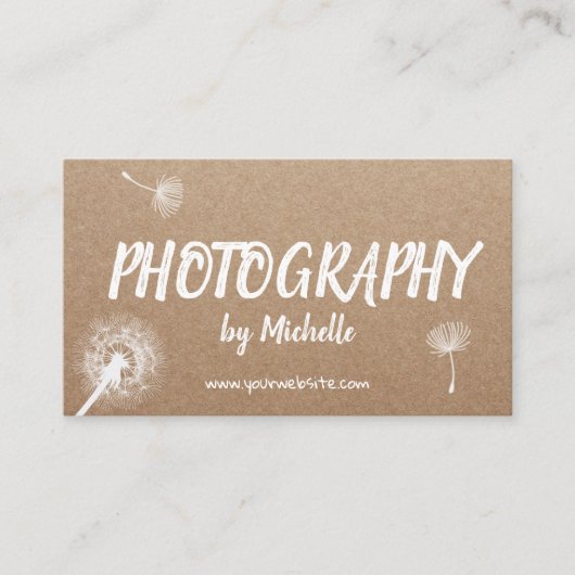 写真ダンデエレガントリオン写素朴真者 名刺 (正面)