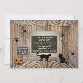 写真チャンバーオブホローズハロウィーン招待状 招待状 (裏面)