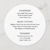 写真テキストオーバーレイを追加 45周年結婚記念日 メニュー (裏面)