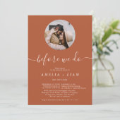 写真テラコッタリハーサルのディナーをする前に 招待状 (スタンド正面)