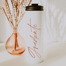 写真テラコッタ卒業モダン脚本エレガント タンブラー