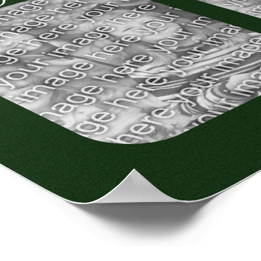 写真テンプレートの照合順序の追加 ポスター (角)