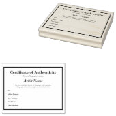 写真テンプレートの真正性 ラバースタンプ (押印)