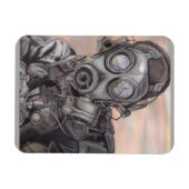 写真テンプレートまたは黙示録の戦士フリグ マグネット (横)