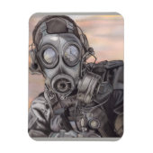 写真テンプレートまたは黙示録の戦士フリグ マグネット (縦)