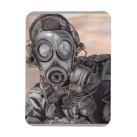 写真テンプレートまたは黙示録の戦士フリグ マグネット (縦)