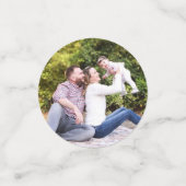 写真テンプレートカスタムファミリーお祝い コンフェッティ (スモール正面)