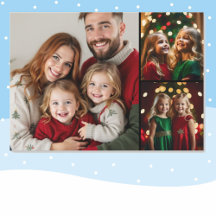 写真テンプレートクリスマスギフトカード