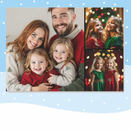 写真テンプレートクリスマスギフトカード