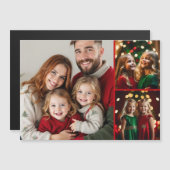 写真テンプレートクリスマスギフトカード (正面/裏面)