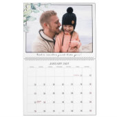 写真テンプレートグリーンリーアウンティID931 カレンダー (1月 2027)