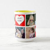 写真テンプレートコラ最高のージュマム マグカップ (中央)