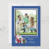 写真テンプレートサンおもしろいタラブラドールトナディアブルー シーズンカード (正面)