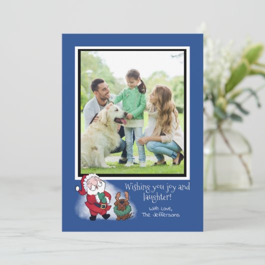 写真テンプレートサンおもしろいタラブラドールトナディアブルー シーズンカード (スタンド正面)