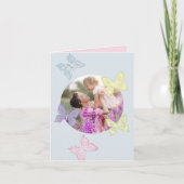 写真テンプレートシンプルパステルマザーズデイ カード (正面)