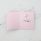 写真テンプレートシンプルパステルマザーズデイ カード (内部)