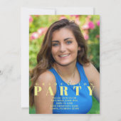 写真テンプレートスタイリッシュシンプル書道 招待状 (裏面)