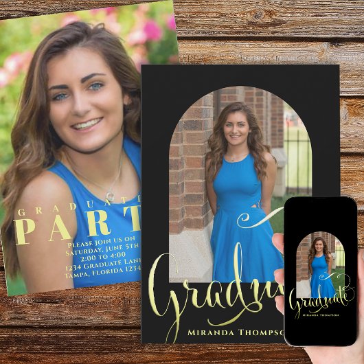 写真テンプレートスタイリッシュシンプル書道 招待状