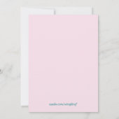 写真テンプレートスランバーパーティー 招待状 (裏面)