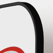 写真テンプレートハート形状 ピックルボールラケット (左詳細)