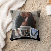 写真テンプレートパーソナライズされた クッション (ブランケット)