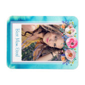 写真テンプレートフローラ最高のママエバー マグネット (横)