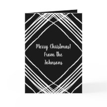 写真テンプレートモダン白黒クリスマス