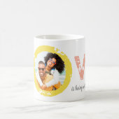 写真テンプレートユニークラブ コーヒーマグカップ (中央)