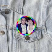 写真テンプレート数々の色フレーム 缶バッジ (インサイチュ)