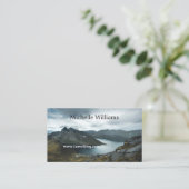 写真テンプレート旅行ブログ名刺 名刺 (スタンド正面)