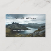 写真テンプレート旅行ブログ名刺 名刺 (正面)