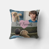 写真テンプレート最高のフレンズペット クッション (裏面)
