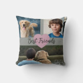 写真テンプレート最高のフレンズペット クッション (正面)