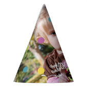 写真テンプレート誕生日年 パーティーハット (左)