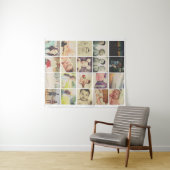 写真テンプレート20コラージュパーソナライズされた タペストリー (インサイチュ(横))