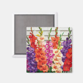 写真テンプレート2 x 2角冷蔵庫磁石 マグネット (正面/裏面)