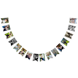 写真テンプレート バンティングフラッグ