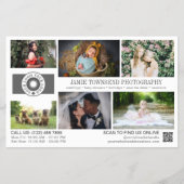 写真テンプレート プロフェッショナル写真撮影ビジネス チラシ (正面)