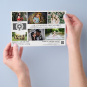 写真テンプレート プロフェッショナル写真撮影ビジネス チラシ (ハンドル)